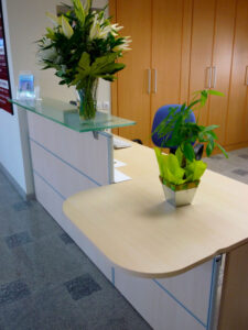 mobiliario geriatrico -recepcion